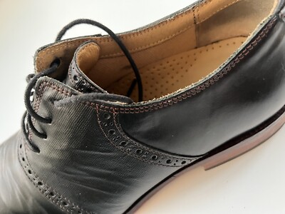 Cole Haan Williams II Black Leather Saddle Oxford Dress Shoes Men\'s Size 10 M s-l400.jpg main image 3