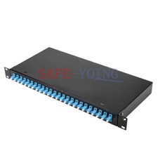 24 core LC with adapter pigtail 24 Ports Patch Panel Fiber Optic Terminal Box