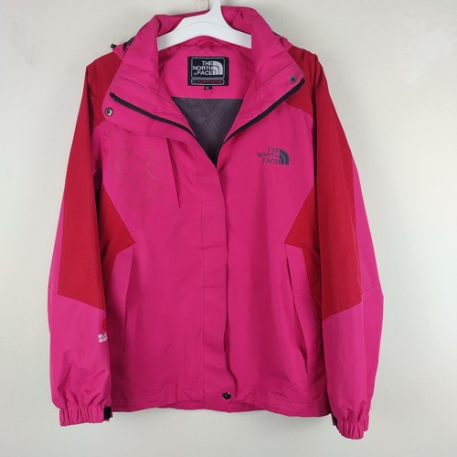The North Face Summit Series youth XL pink red hooded jacket floral print