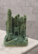 1984 A MR. SANDMAN Real Sand Sculpture Green Castle By Nipigon Studios FREE SHIP