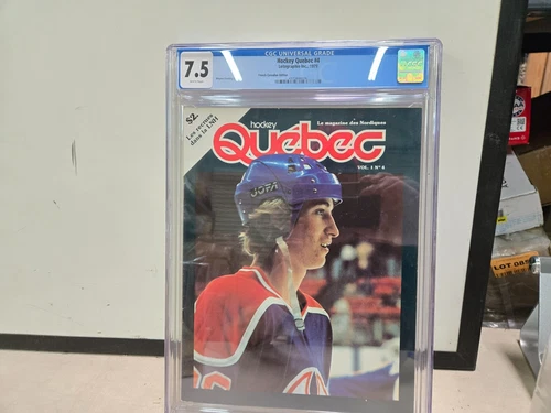1979 Hockey Quebec Magazine Wayne Gretzky French Canadian CGC 7.5 TOP POP RC
