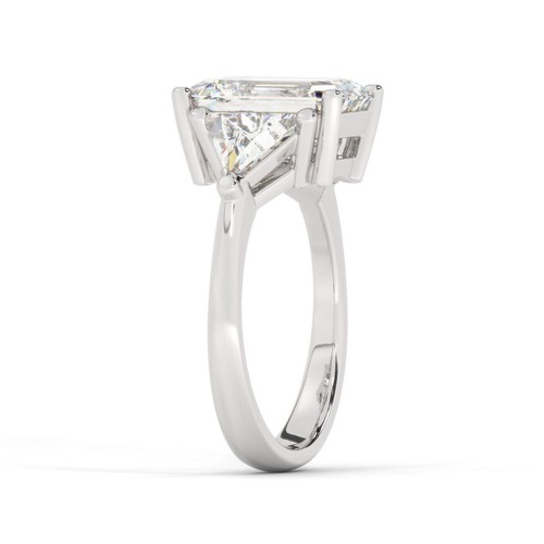 IGI Diamond Engagement Ring VVS2 D Emerald Cut 4.75 Ct Lab-created Best Price - Picture 5 of 36