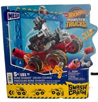 Mega Hot Wheels Monster Trucks Bone Shaker Crash Bauset Klemmbausteine Neu Ovp