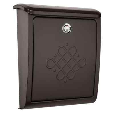 Architectural Mailboxes Bordeaux Rubbed Bronze Medium Steel Locking Wall Mount