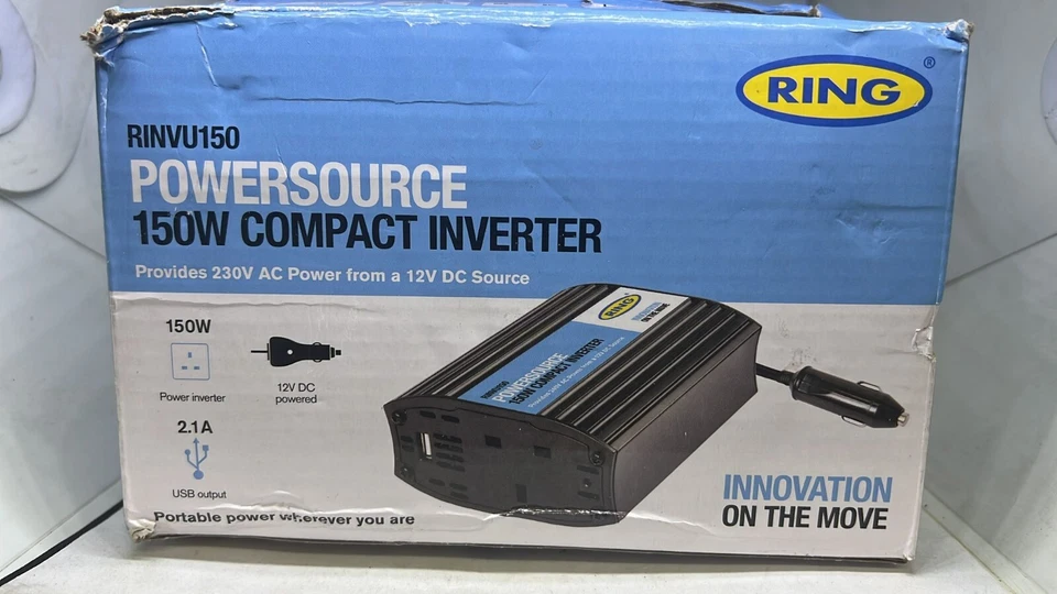 Ring Automotive RINVU150 12V 230V AC 150W In Car Invertor With USB Single - Image 2 of 4