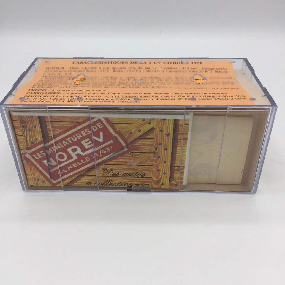 Norev Citroen 2cu Azlm 1958 Vintage Car Import Car Model Toy - Image 3 of 4