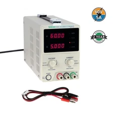 KORAD KD6005D - Precision Variable Adjustable 60V, 5A  DC Linear Power Supply...