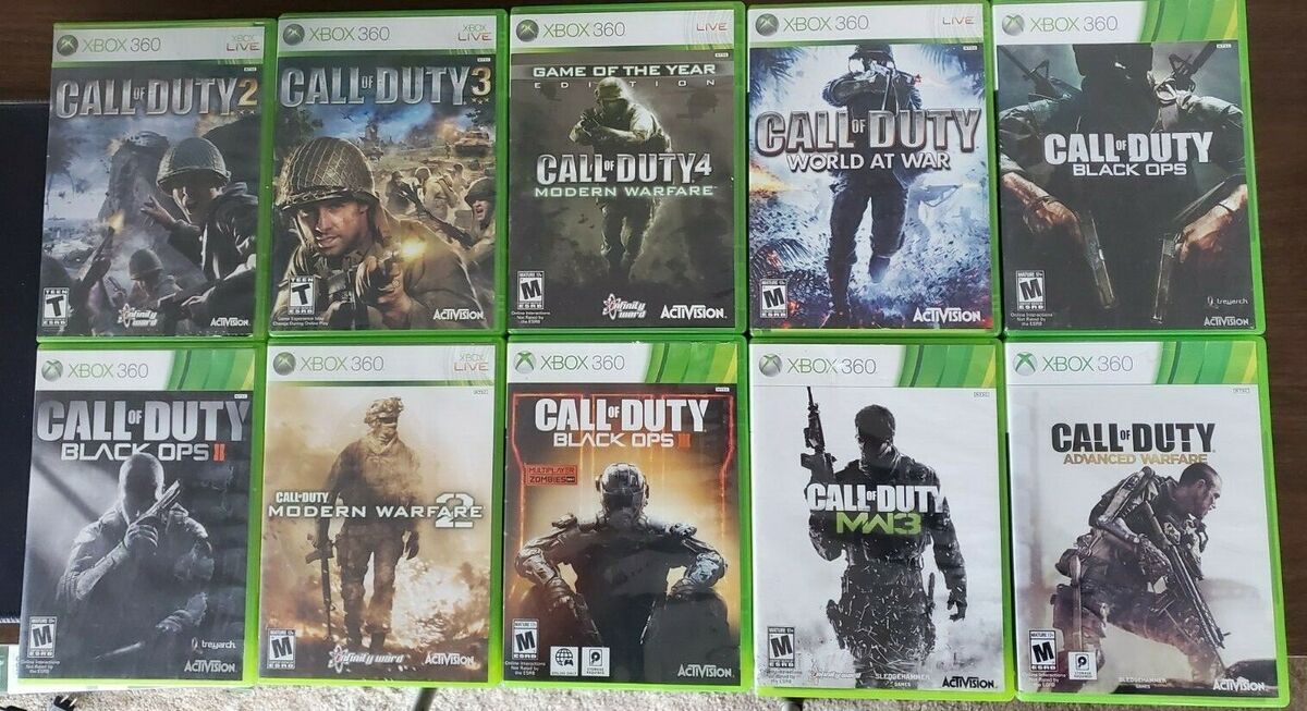 Jogos de xbox 360 call of duty