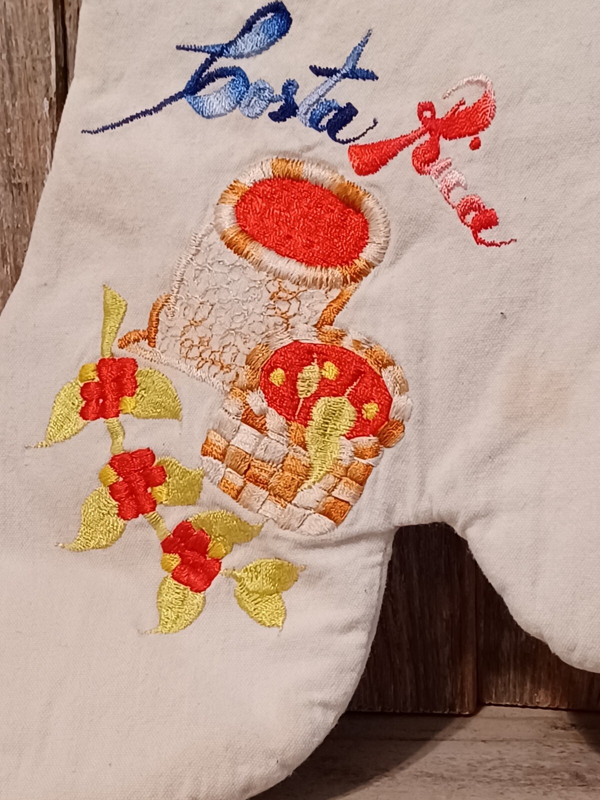 Vintage Costa Rica Embroidered Oven Mitts Souvenir Mitts Vintage Kitchen Mitts eBay