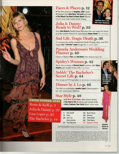 US Weekly Magazine May 13 2002 Julia Roberts Jennifer Lopez Pamela Anderson - Picture 2 of 3