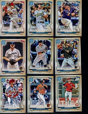2020 TOPPS GYPSY QUEEN BASEBALL 1-250  Buy MORE GET MORE