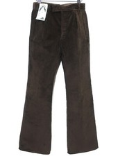 New Vintage 1960s Brown Corduroy Work Chore Pants J.B W33 Made in France