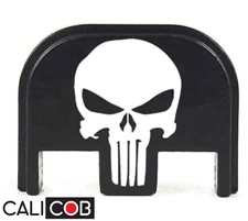 Laser Engraved Rear Slide Cover Back Plate Punisher for Glock Gen 1-5