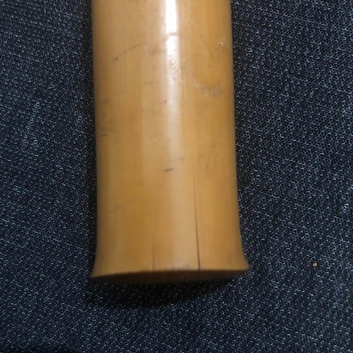 Japanese Instrument Shakuhachi 21inch vertical bamboo flute with sign - Picture 6 of 8