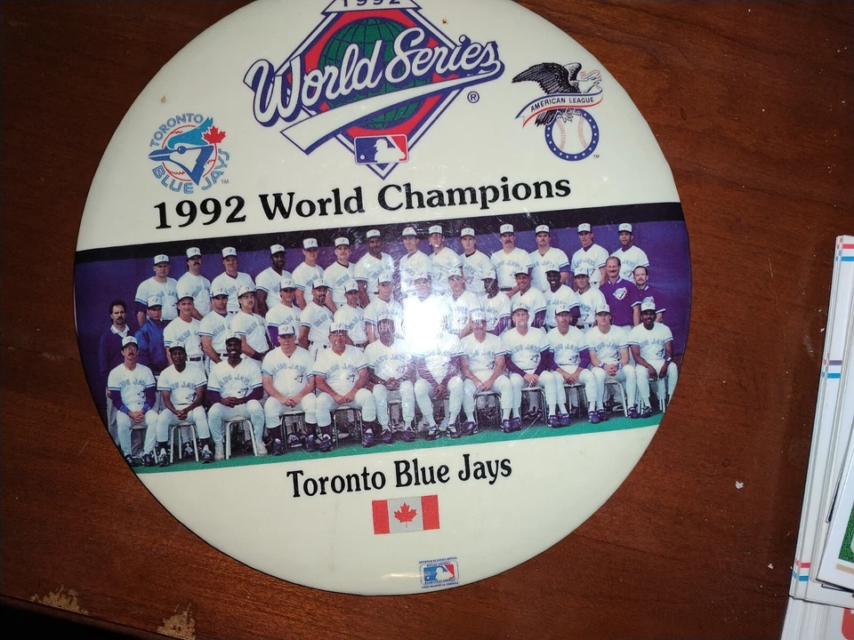 Atlanta Braves/Toronto Blue Jays 1992 World Series Limited Ed. Memorabilia G-VG  - Image 4 of 4