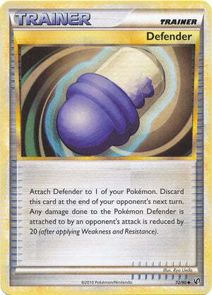 Pokemon Card HeartGold SoulSilver Undaunted 72/90 Defender