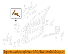 HYUNDAI OEM 18-23 Kona Electric Lock Hardware-Lock Cylinder 81970J9A00