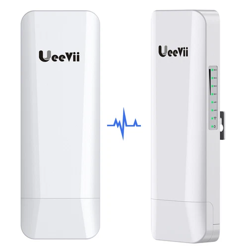 Ueevii 3KM Range Wireless Wifi Bridges 5.8G 100Mbps Point to Point Outdoor CPE