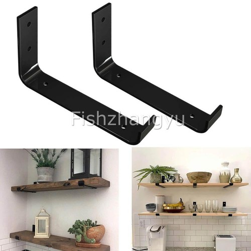 4PCS Floating Wall Shelf Brackets Heavy Duty Industrial Scaffold Board Bracket - Picture 7 of 10