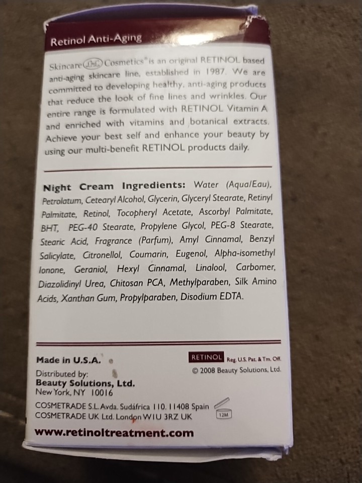 Skincare LdeL Cosmetics® Retinol Vitamin Enriched Night & Day Cream Duo