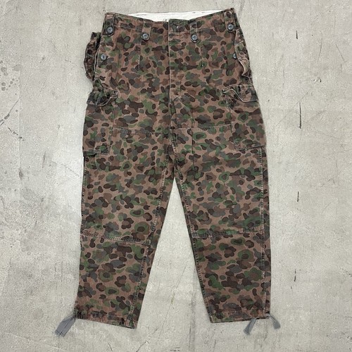 VTG Men's 1970s Austrian Army Pea Dot Camo Pants Sz 34x29