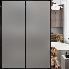 Derzgao Frosted Window Film Removable Glass Door Privacy Film Suitable For