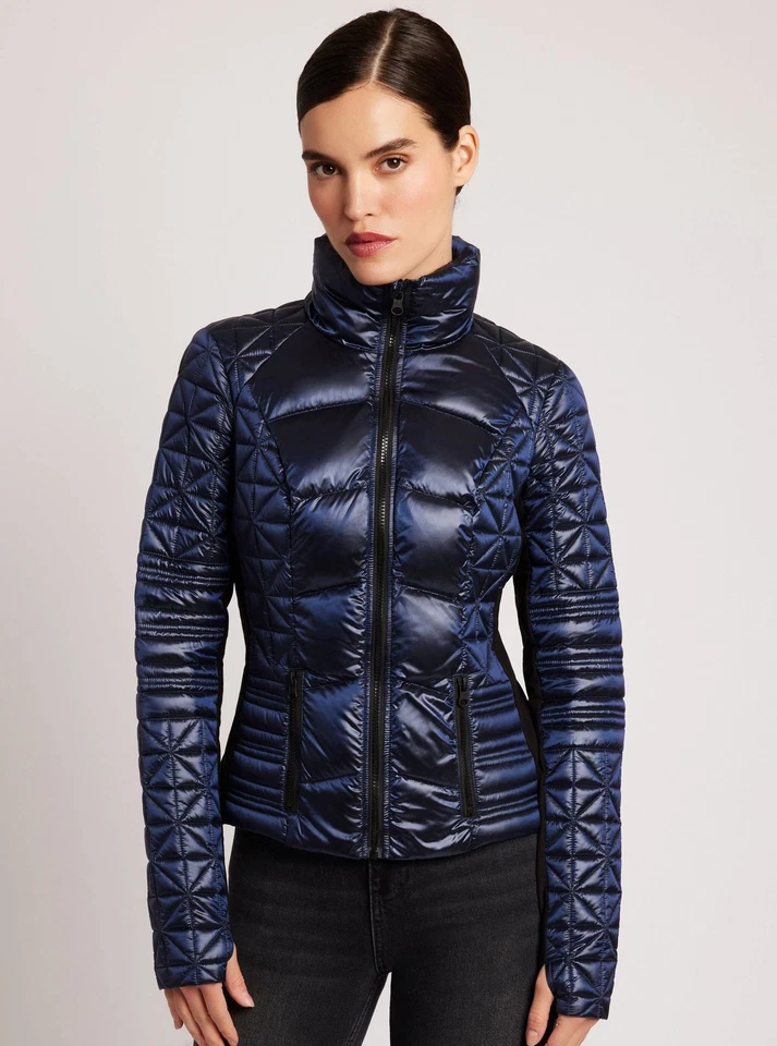Blanc Noir Lightweight Down Filled Packable Puffer Jacket - Image 2 of 4