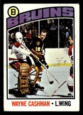 1976-77 Topps Wayne Cashman #165 - Boston Bruins - VG