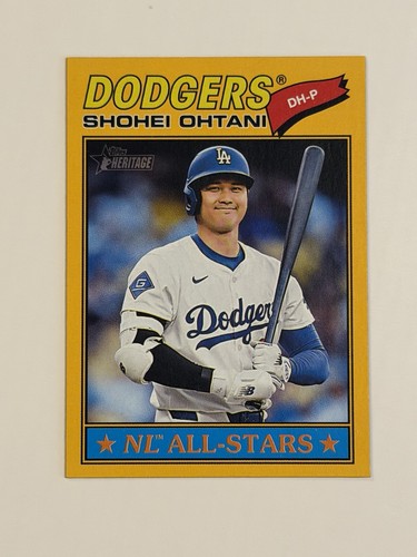 2026 Topps Heritage - Shohei Ohtani #290 Dark Yellow Border ONLY 480 PRINTED!