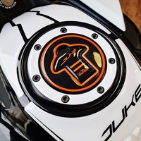 Aufkleber 3D Motorrad Kompatibel Mit KTM Duke 390 200 2021-2023 Tankdeckelschutz