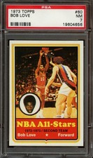 1973 Topps #60 Bob Love *PSA 7 (NM) *Chicago Bulls