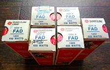 "LOT OF 3" General Electric FAD 120V 650 W Projection Bulbs