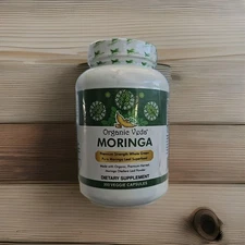 ORGANIC VEDA MORINGA 300 VEG CAPSULES - Large Count - 06/26