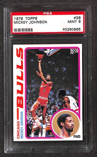 1978 Topps #36 MICKEY JOHNSON PSA 9 Mint 40260665