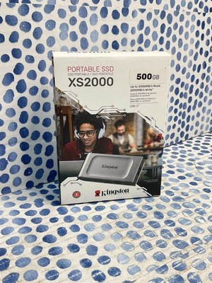 Kingston Xs2000 500g High Performance Portable Ssd With Usb-c | Pocket-sized
