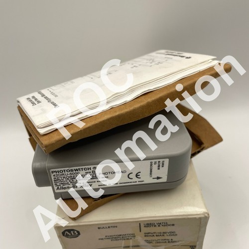 New Allen Bradley 42DRU-5000 Photoswitch Retroreflective Photohead Sensor - Picture 3 of 4