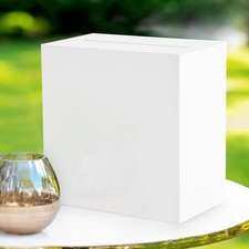 10x10x5.5" Blank Acrylic Card Box Wedding Graduation Party Wishing Well Holder