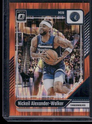 2024-25 Donruss Optic #4 Nickeil Alexander-Walker Orange Shock #/225