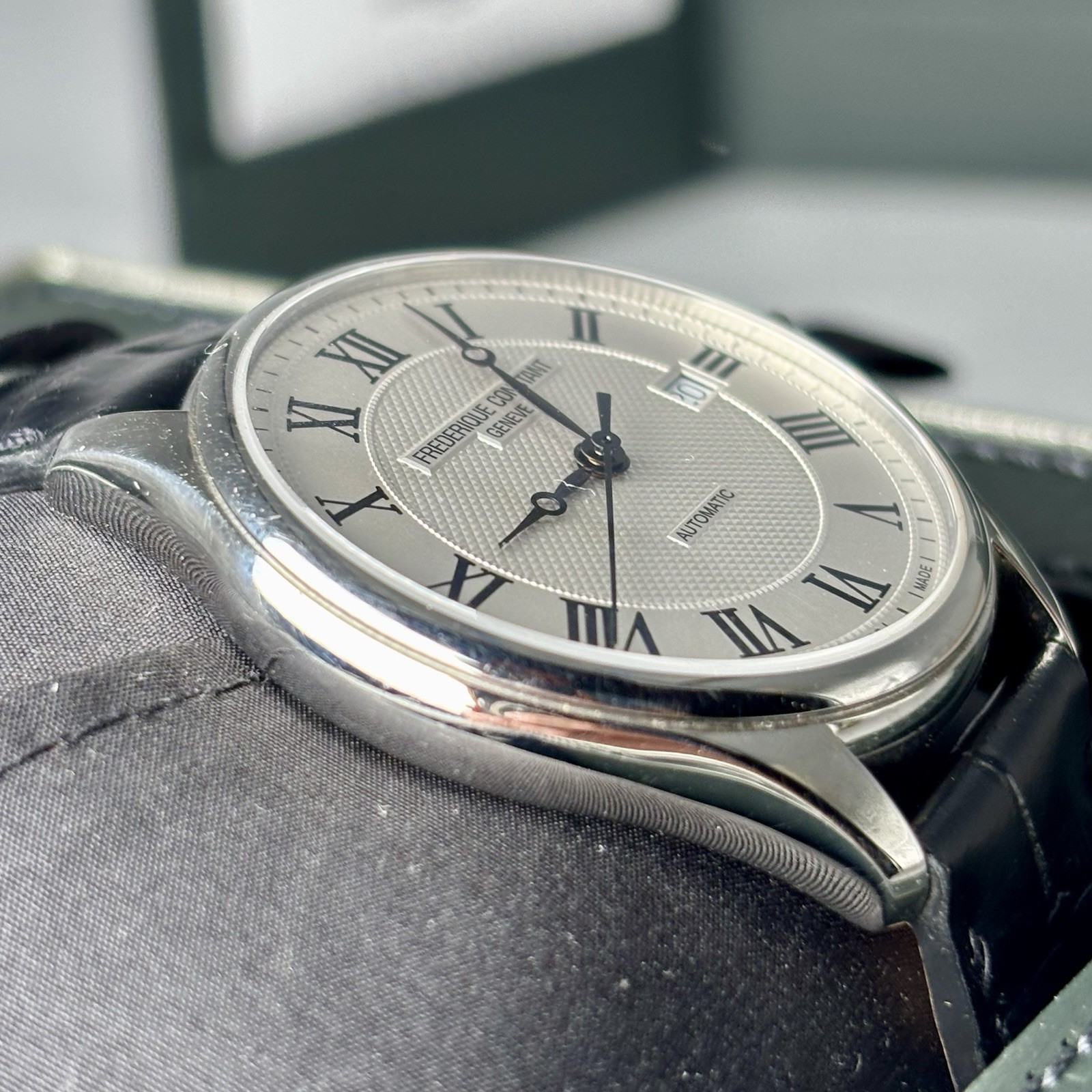 Frederique Constant Classics Automatic Steel Leat… - image 10