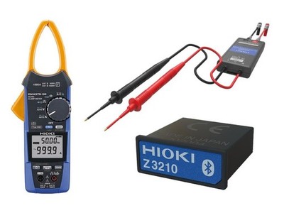 Hioki CM4375-93 AC/DC Clamp Meter Solar Set with wireless adapter and DC high