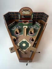 Circa Baseball Wooden Pinball Tabletop Skill Game Classic Miniature Wooden Retro
