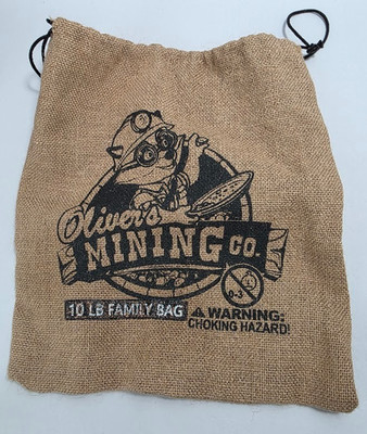Vintage Pay Dirt Bag from Olivers Mining Co. at one of the Great Wolf Lodges