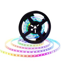 WS2812B LED Strip Individual Addressable Light 16.4FT 60Pixels/m 300Pixels Dr...