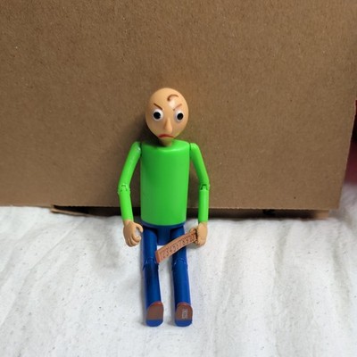 RARE A+ 2019 Baldi's Basics Angry Baldi Figure w/ Ruler Games 5  Accessories 
