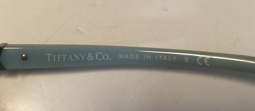 Tiffany & Co. TF 4123 Eyeglass Sunglass Frame Box Case Pouch Cloth Italy 8134/38 - Picture 9 of 17