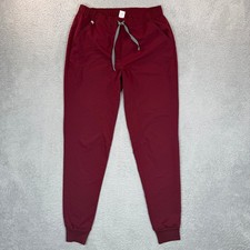 FIGS Technical Collection Mens Jogger Scrub Pants Burgundy M/T MXXSW2004T Tall