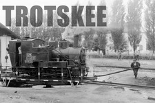 35mm Negative CFR Romania Railways Steam Loco 764 007 1968 x2