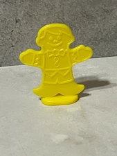 Candy Land  - Replacement Gingerbread Man (round base) YELLOW