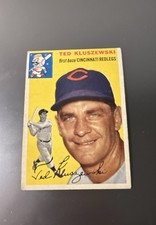 1954 Topps - Ted Kluszewski #7 White Back