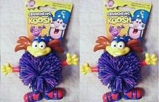 2 Cap'n Crunch 2000 Crunchling Koosh - original cereal box offer